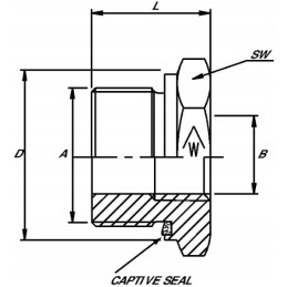 Reducing connector female internal thread 1 1 4x3 4 bsp with