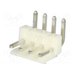 5 pcs x NINIGI - NS39-W4K - Socket, wire-board, male, NS39, 3.96mm, PIN: 4, THT, 250V, 7A, tinned