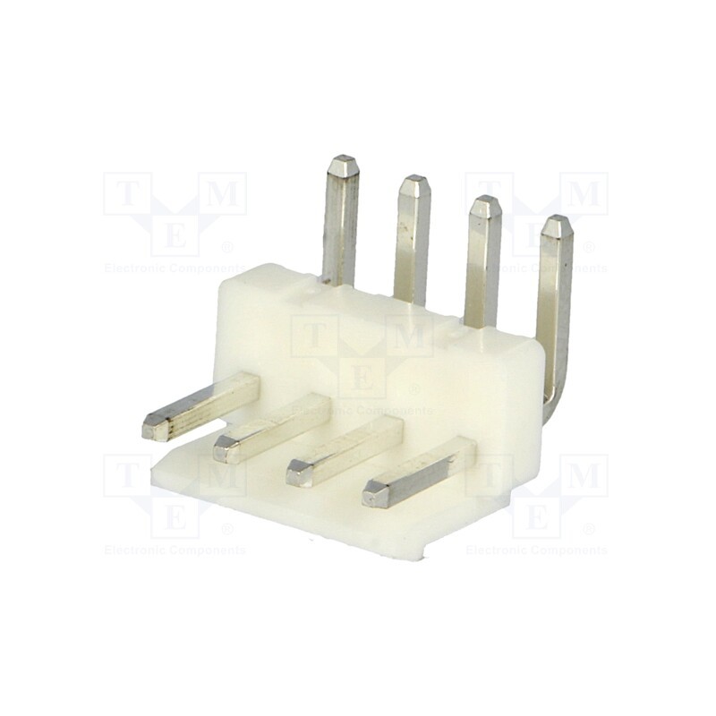 5 pcs x NINIGI - NS39-W4K - Socket, wire-board, male, NS39, 3.96mm, PIN: 4, THT, 250V, 7A, tinned