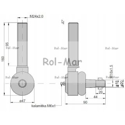 Ball joint II with threaded nut 46635070