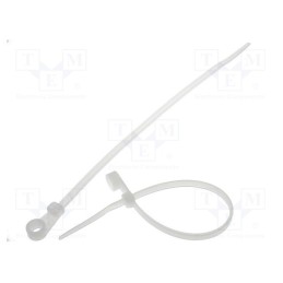 100 pcs x KSS WIRING - TCV-155 - Cable tie, with a hole for screw mounting, L: 171.5mm, W: 3.7mm