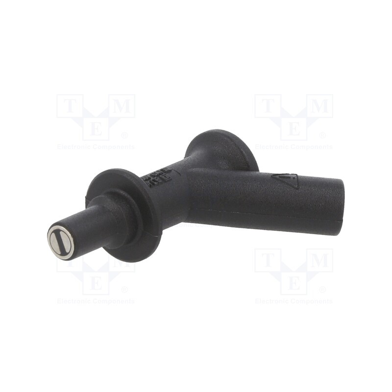 1 pcs x STu00c4UBLI - 66.9516-21 - Probe tip, 2A, black, Tip diameter: 7mm, Socket size: 4mm