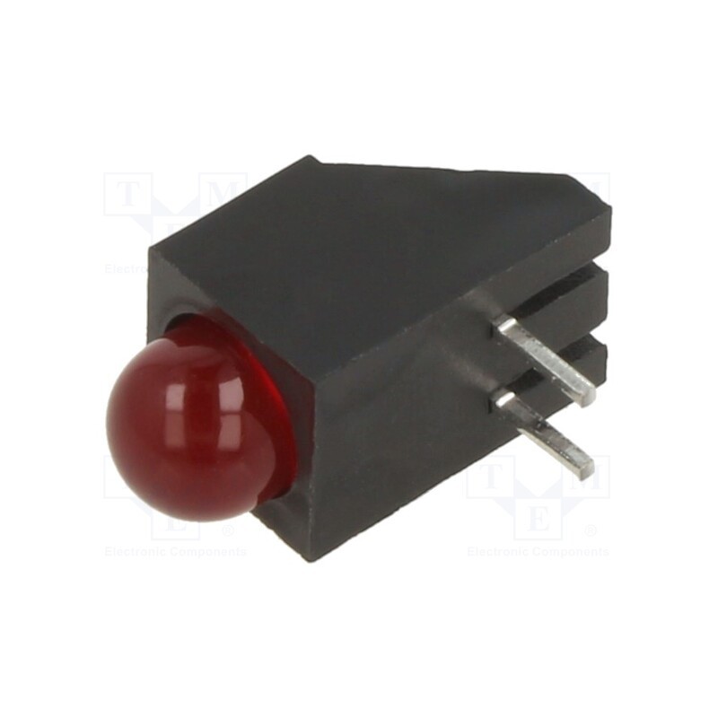 1 pcs x LUMEX - SSF-LXH100LID - LED, in housing, red, 4.75mm, No.of diodes: 1, 20mA, 60°, 2÷2.5V