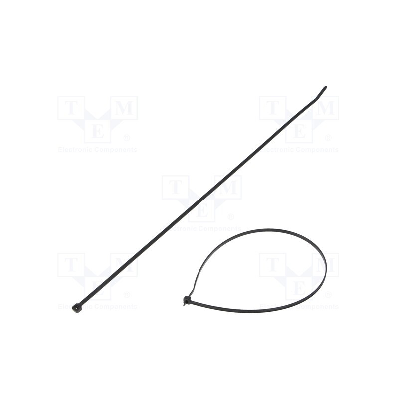 100 pcs x PANDUIT - PLT4I-C0 - Cable tie, L: 368mm, W: 3.7mm, polyamide, 178N, black, Ømax: 102mm