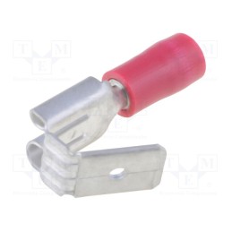 5 pcs x NICHIFU - TMDV 630809-V-RED - Terminal: flat, 6.3mm, 0.8mm, female/male, 0.75÷1.25mm2, crimped