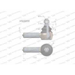 Steering joint 114 5mm 1 ar63590 wary