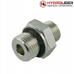 Straight hydraulic connection, nipple 16 14