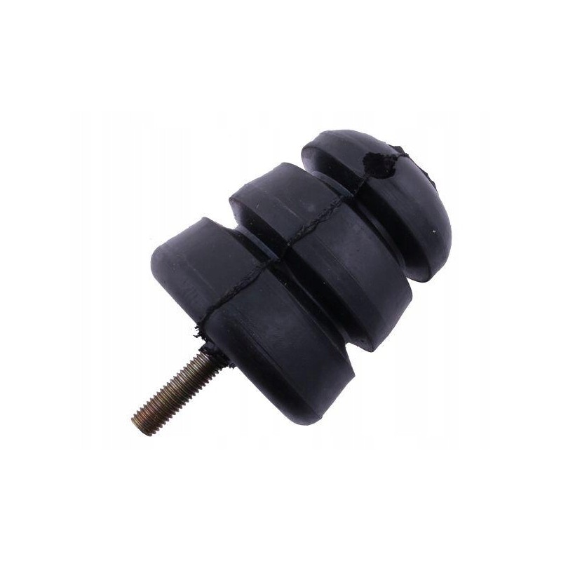 Spring, rubber bumper, M10 screw, height 85mm, cone