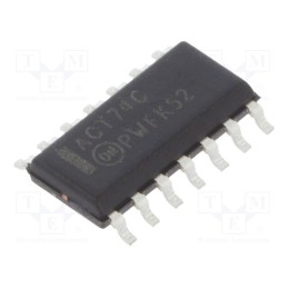 1 pcs x ONSEMI - MC74ACT74DG - IC: digital, D flip-flop, Ch: 2, ACT, SMD, SO14
