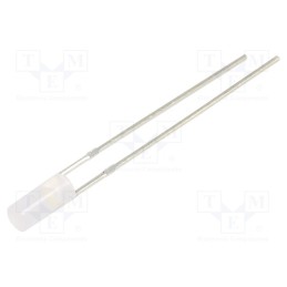 1 pcs x OPTOSUPPLY - OSW5YK39B2B - LED, THT, white cold, 750÷1120mcd, 110°, 2.9÷3.4V, 20mA, Front: flat