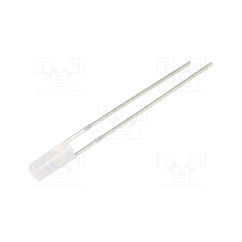 1 pcs x OPTOSUPPLY - OSW5YK39B2B - LED, THT, white cold, 750÷1120mcd, 110°, 2.9÷3.4V, 20mA, Front: flat