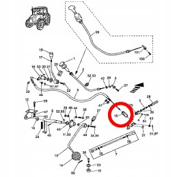 Complete holder zetor 6421 8441 53295030