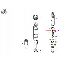 F824201710150 injector washer 1 10 mm