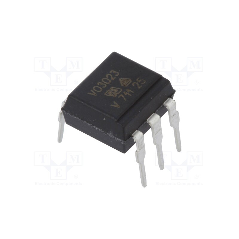 1 pcs x VISHAY - VO3023-X001 - Optotriac, 5kV, triac, DIP6, Ch: 1, VO302x, 100V/μs