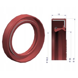 Crankshaft oil seal c 360 orig