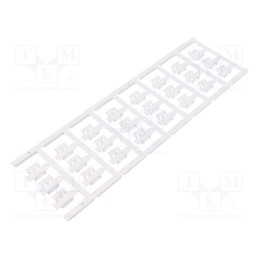 120 pcs x WEIDMu00dcLLER - SFC 2/21 MC NE WS - Markers, 3÷5mm, polyamide 66, white, -40÷100°C, snap fastener, SFC