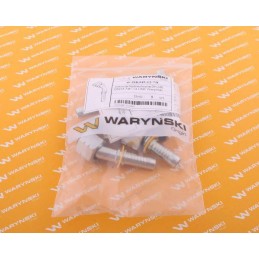 Hydraulic fitting dkj45 dn08 9 16 18 unf waryn