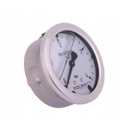 Glycerin pressure gauge m63 0 4 bar, rear connection