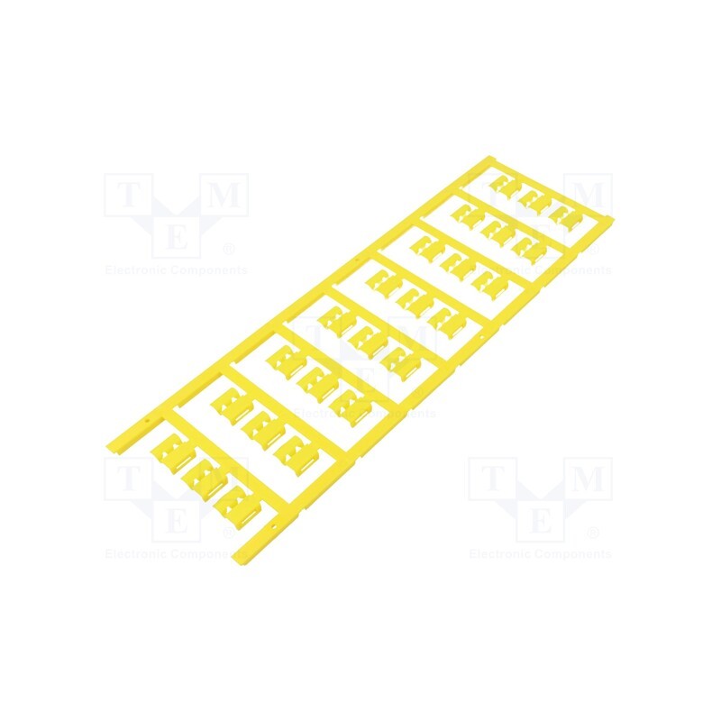 120 pcs x WEIDMu00dcLLER - SFC 2/12 MC NE GE - Markers, 3÷5mm, polyamide 66, yellow, -40÷100°C, snap fastener