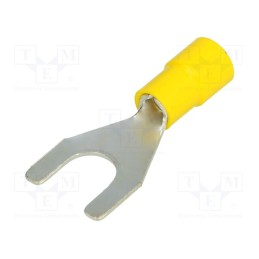 5 pcs x BM GROUP - BM 00338 - Tip: fork, M8, Ø: 8.2mm, 4÷6mm2, crimped, for cable, insulated