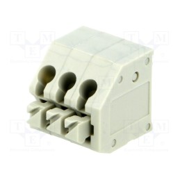 5 pcs x ADAM TECH - EB59A-1-03-A-R - PCB terminal block, angled 45°, 3.5mm, ways: 3, on PCBs, 0.75mm2