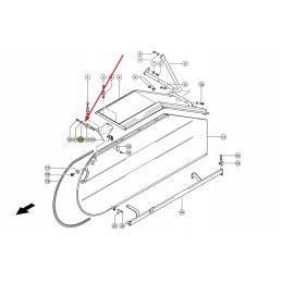 739354 0 fender bushing for the caterpillar drive