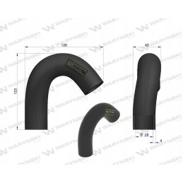 Radiator hose 3382t004 massey ferguson warynski