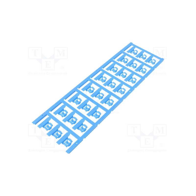 120 pcs x WEIDMu00dcLLER - SFC 2.5/21 MC NE BL - Markers, 4÷6mm, polyamide 66, blue, -40÷100°C, snap fastener, SFC