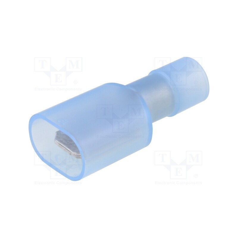 5 pcs x NICHIFU - TMEDN 630820-MA-BCL - Terminal: flat, 6.3mm, 0.8mm, male, 2mm2, crimped, for cable