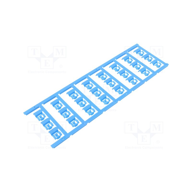 120 pcs x WEIDMu00dcLLER - SFC 2.5/12 MC NE BL - Markers, 4÷6mm, polyamide 66, blue, -40÷100°C, snap fastener, SFC
