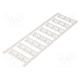 120 pcs x WEIDMu00dcLLER - SFC 2.5/12 MC NE WS - Markers, 4÷6mm, polyamide 66, white, -40÷100°C, snap fastener, SFC