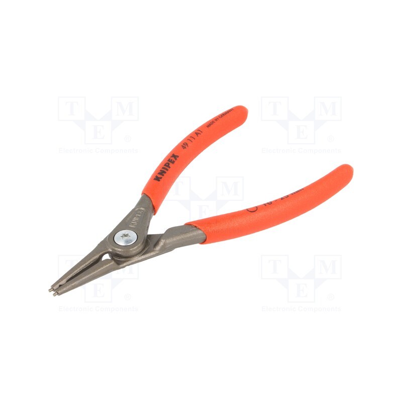 1 pcs x KNIPEX - 49 11 A1 - Pliers, for circlip, external, 10÷25mm, Pliers len: 140mm