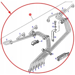 F824200711040 high injection pressure pipe
