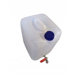 Water tank with tap, canister, 20-litre container