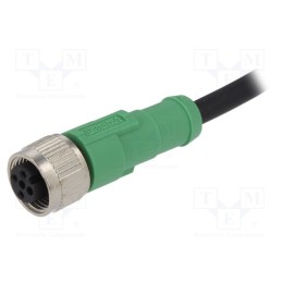 1 pcs x PHOENIX CONTACT - SAC-3P-10,0-PVC/M12FS - Connection lead, M12, PIN: 3, straight, 10m, plug, 250VAC, 4A, PVC