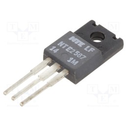 1 pcs x NTE Electronics - NTE2567 - Transistor: PNP, bipolar, 50V, 12A, 30W, TO220FP