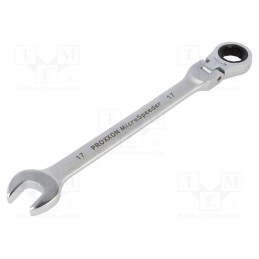 1 pcs x PROXXON - 23054 - Wrench, combination spanner,with joint, 17mm, MicroSpeeder