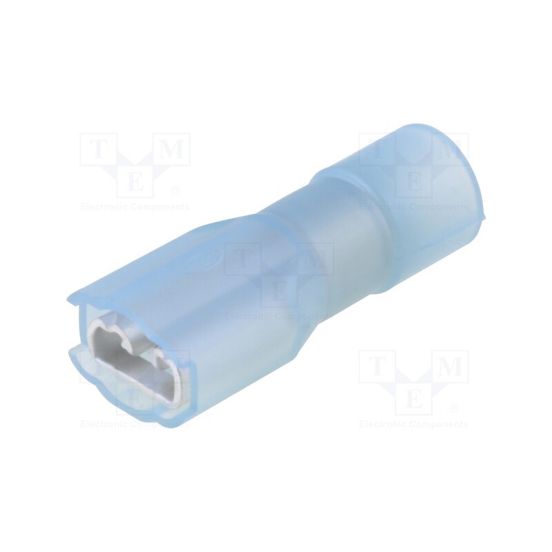 5 pcs x NICHIFU - TMEDN 480520-FA-BCL - Terminal: flat, 4.8mm, 0.5mm, female, 2mm2, crimped, for cable