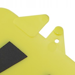 Electric fence warning sign with