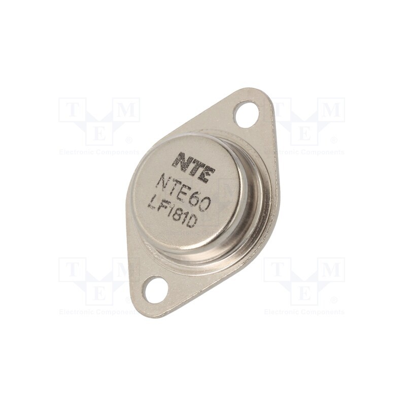 1 pcs x NTE Electronics - NTE60 - Transistor: NPN, bipolar, 140V, 20A, 250W, TO3