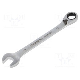 1 pcs x PROXXON - 23141 - Wrench, combination spanner,with ratchet, 19mm, MicroSpeeder