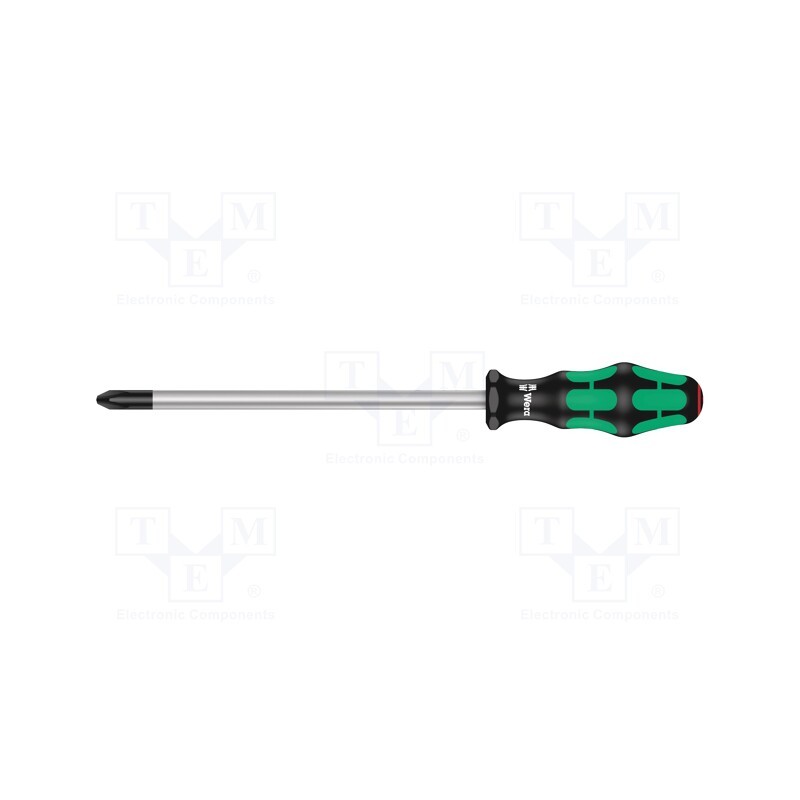 1 pcs x WERA - 5008740001 - Screwdriver, Phillips, PH4, Kraftform Plus-300