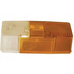 Lamp shade, orange, transparent, Hella