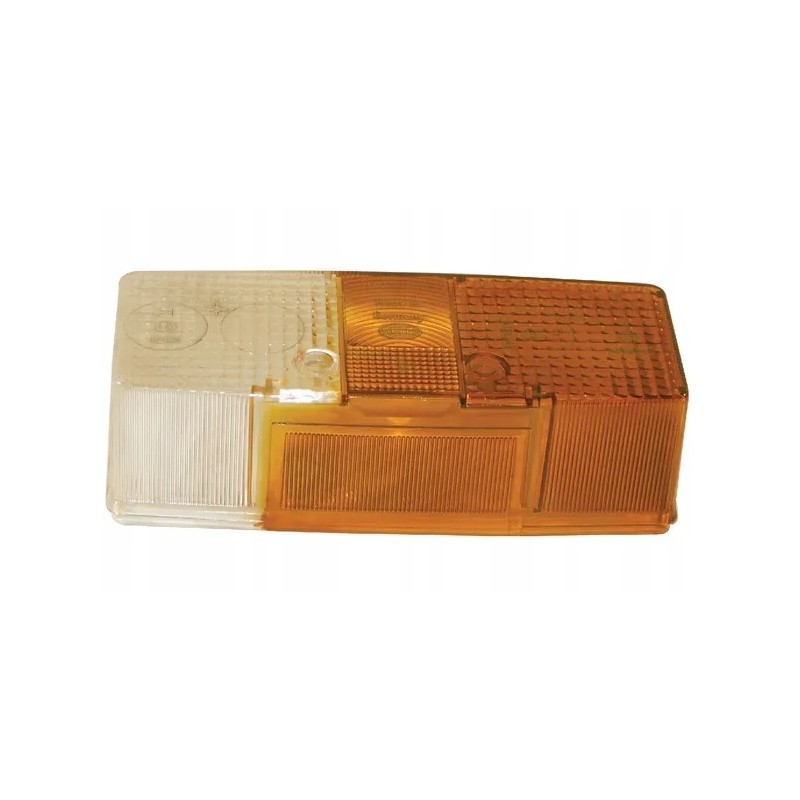 Lamp shade, orange, transparent, Hella