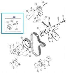 Case a77817 tensioner repair kit