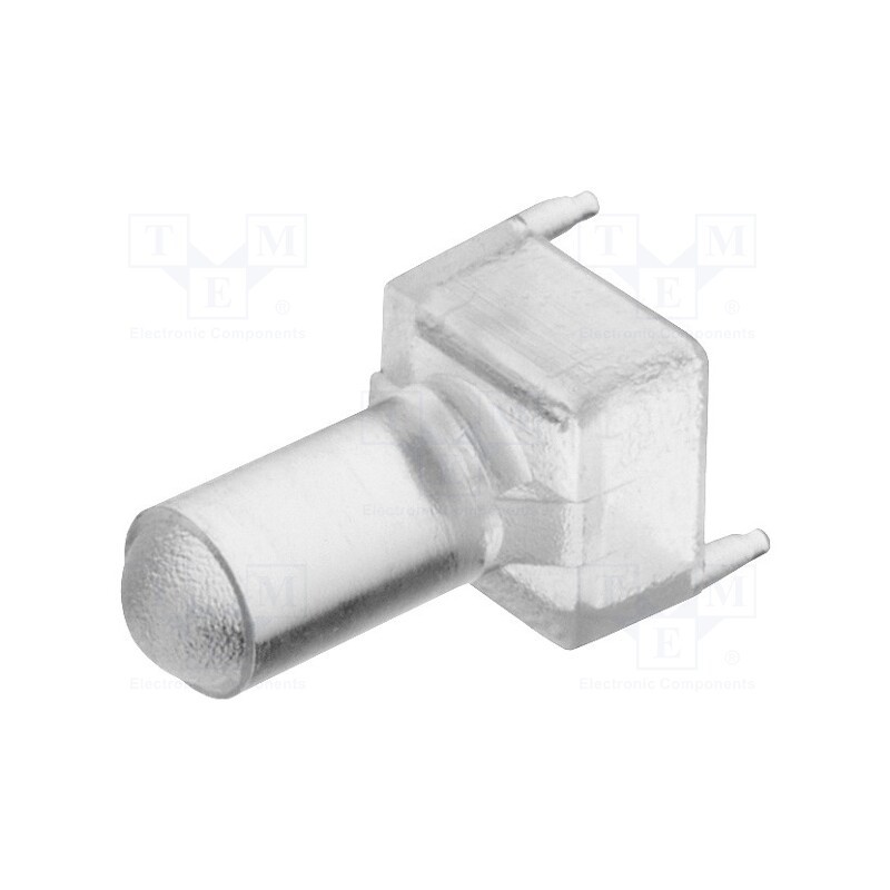 5 pcs x BIVAR - VLP-350-R - Fiber for LED, round, Ø3mm, Front: convex