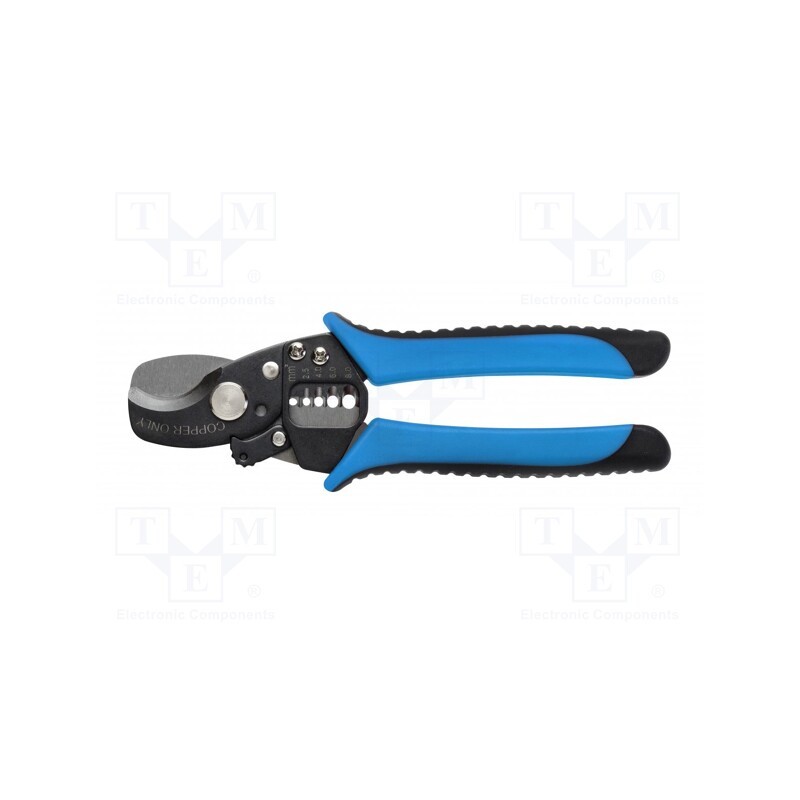 1 pcs x Hu00d6GERT TECHNIK - HT1P047 - Pliers, cutting,for wire stripping, 170mm, 2.5÷8mm2