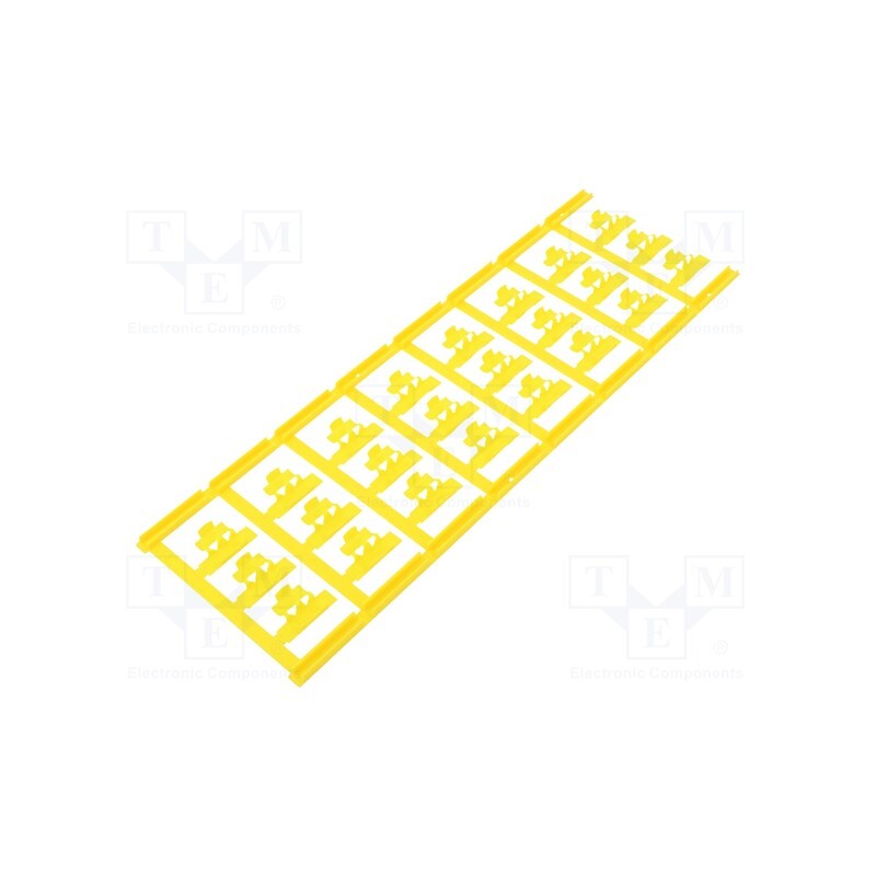 120 pcs x WEIDMu00dcLLER - SFC 2/21 MC NE GE - Markers, 3÷5mm, polyamide 66, yellow, -40÷100°C, snap fastener