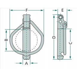 Ruebig snap pin fi 10 5mm