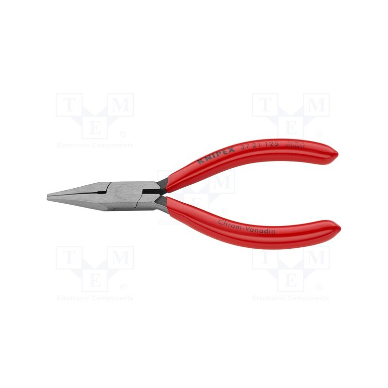 1 pcs x KNIPEX - 37 21 125 - Pliers, precision, for mechanics, 125mm